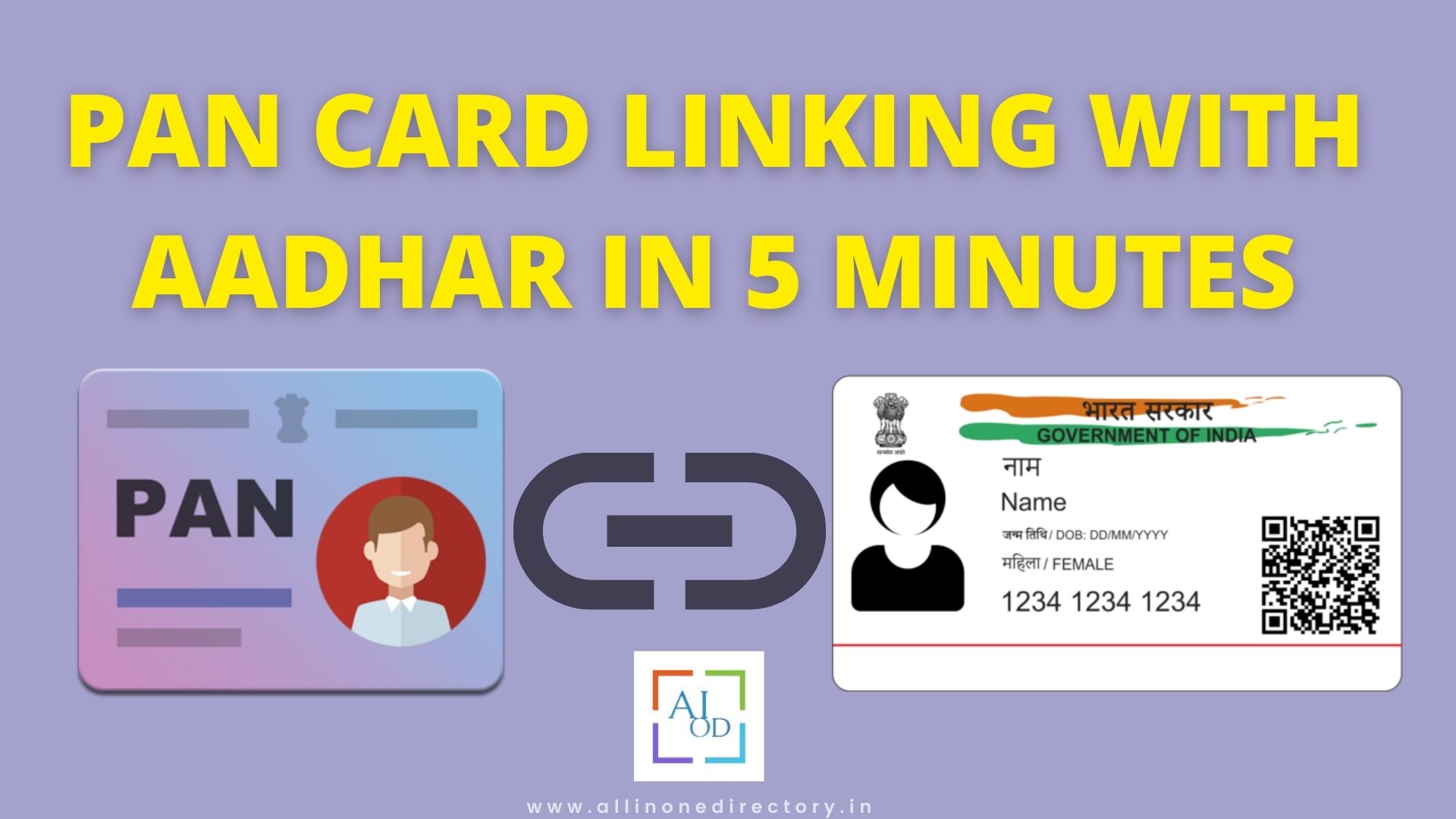 Simple Steps To Link PAN Card With Aadhar Card